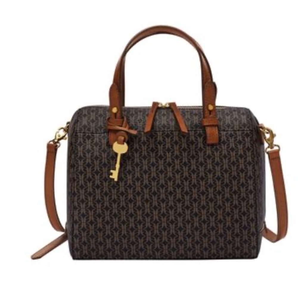 Fossil Women's Rachel Satchel Bag - Black